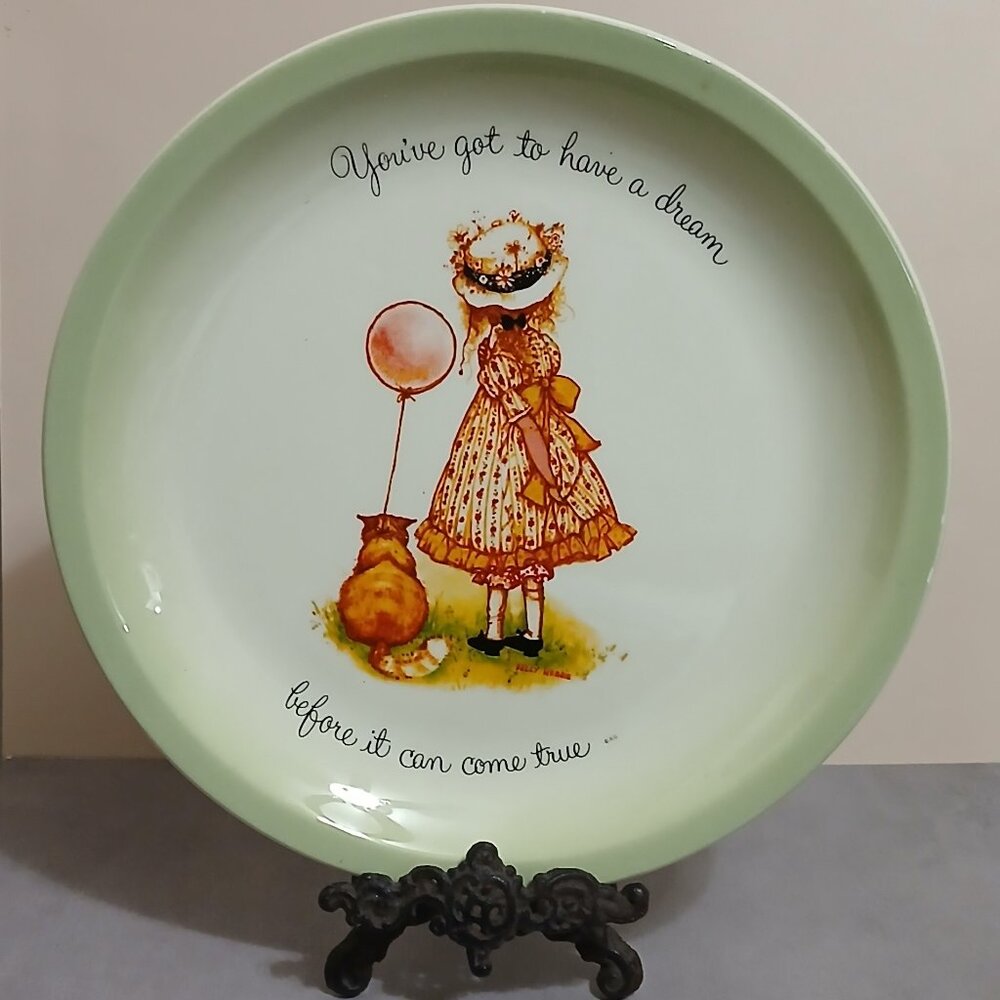 1972 Holly Hobbie Collector's Edition "Dreams" Plate-USA